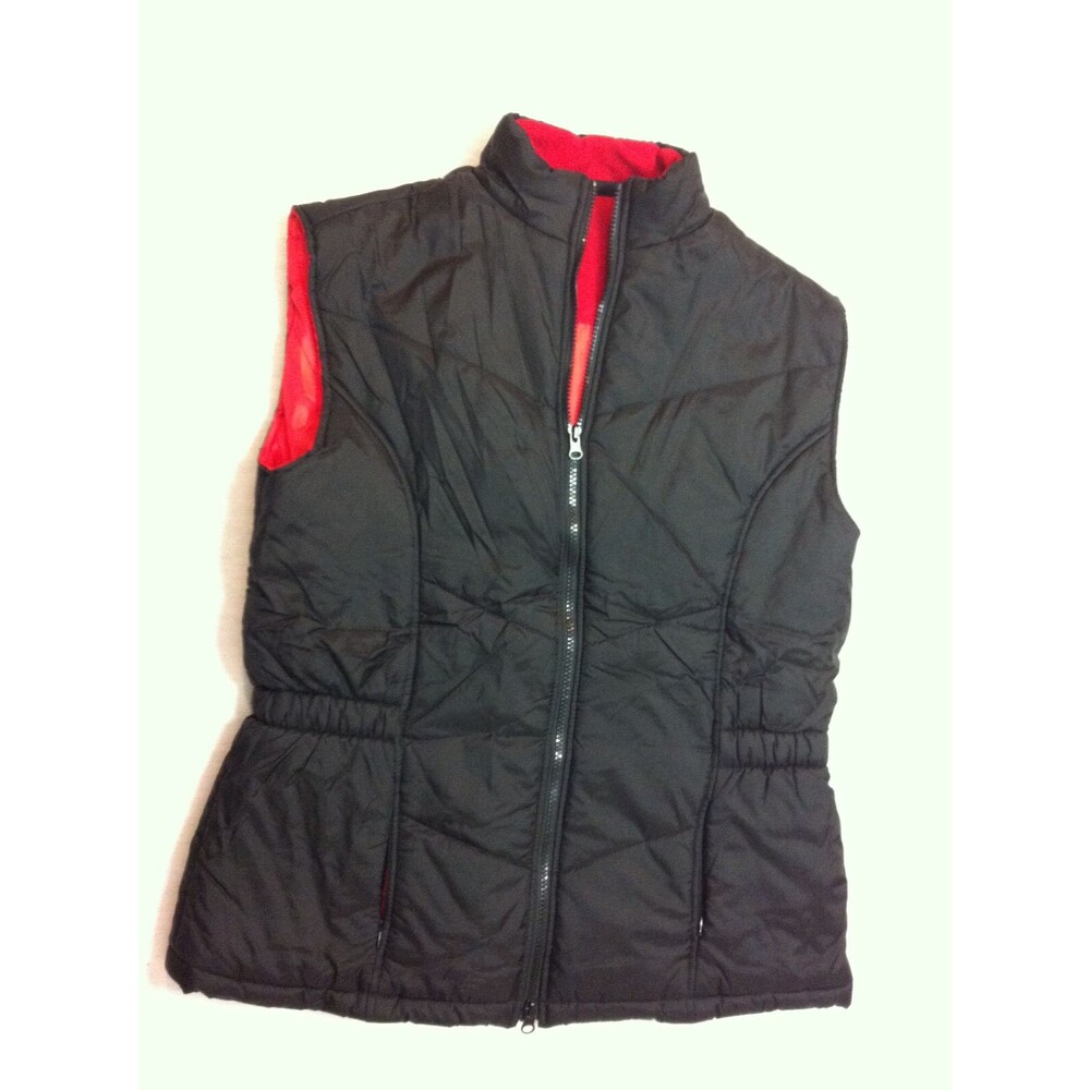 IDENTIC MENS VEST FULL ZIP SIZE S 36/38 BLACK
